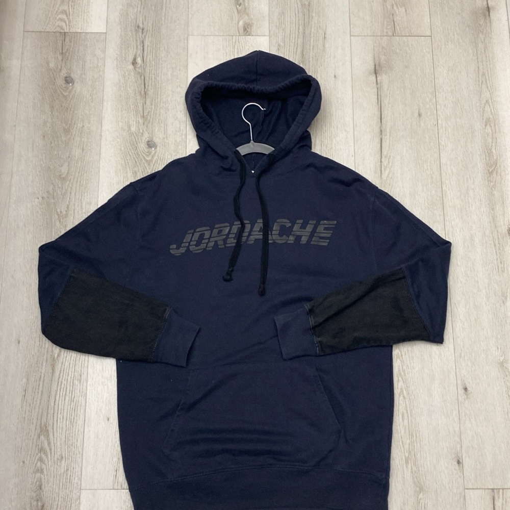 Jordache Denim Sleeved Logo Hoodie